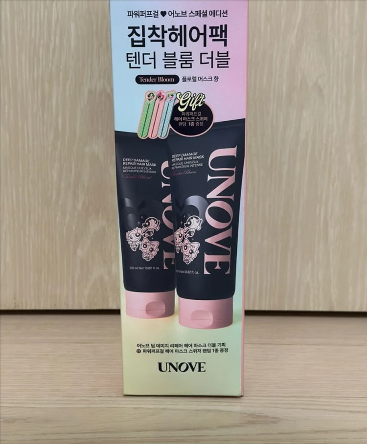 어노브 딥 데미지 리페어 헤어 마스크 X2개 [파워퍼프걸콜라보] 이미지