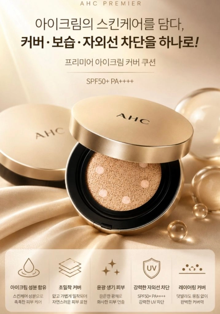 AHC 프리미어 아이크림 커버 쿠션 본품 리필(새제품) 일괄판매 이미지