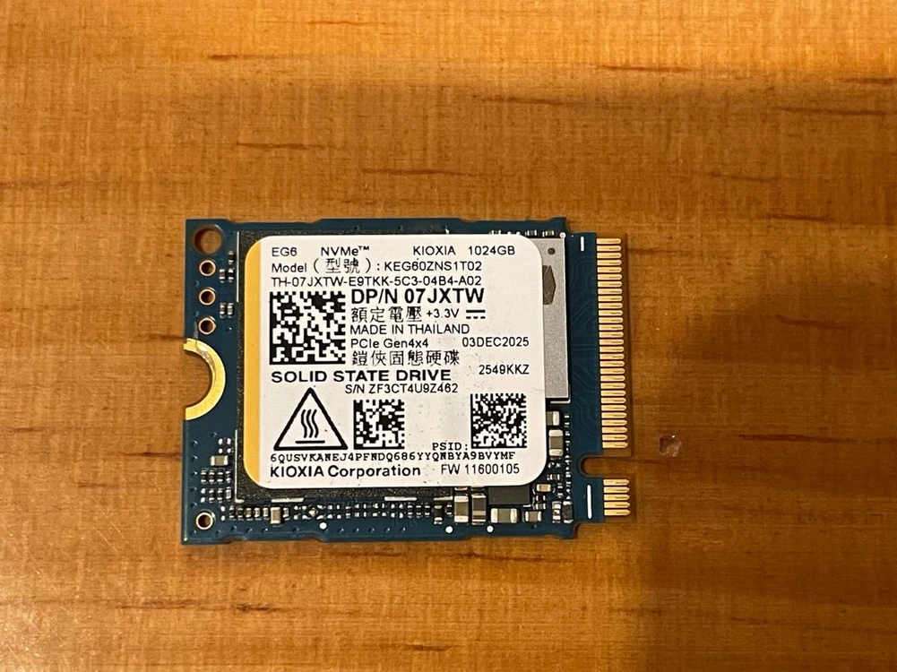 2230 NVMe ssd 키옥시아 1테라 1tb WD 스팀덱/로갈리 등 택포 이미지