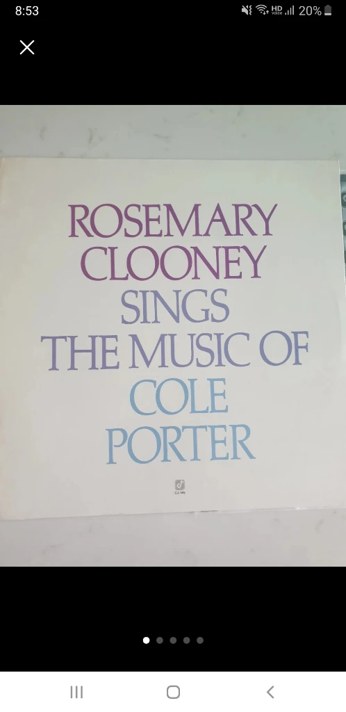 재즈LP]로즈마리 클루니 - Cole Porter LP 판매합니다 이미지