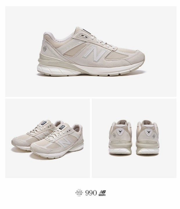 [새상품]뉴발란스 x 슬로우스테디클럽 콜라보 990v5 페이퍼 이미지