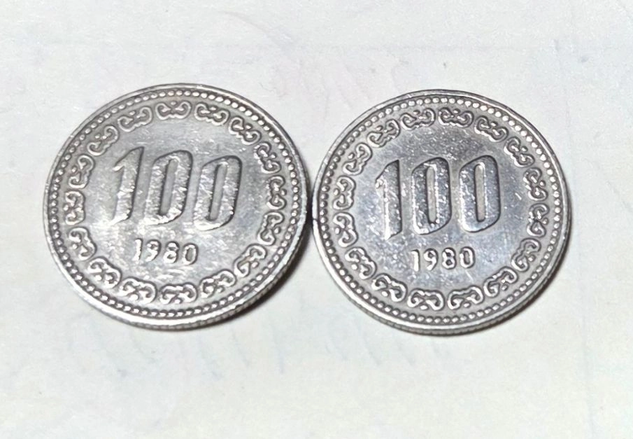 100원동전 이미지