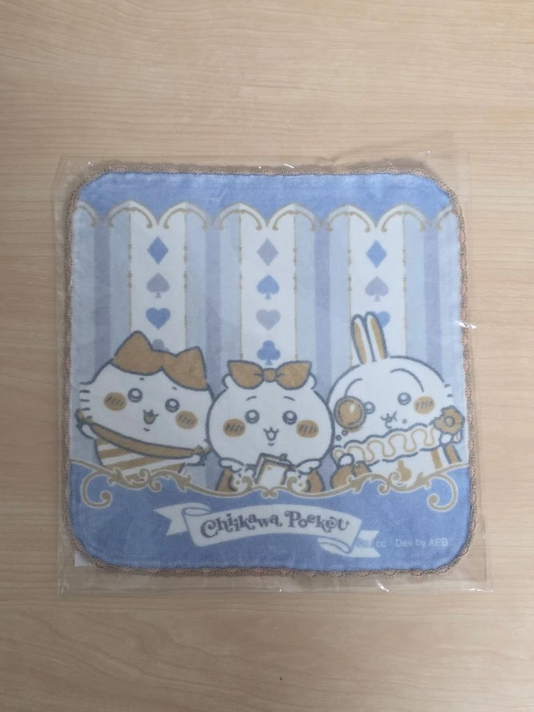 치이카와 포켓 앨리스 손수건 핸드타월 치이카와 하치와레 우사기 이미지