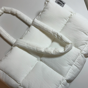 Luth Product 패딩 토트백 아이보리 이미지
