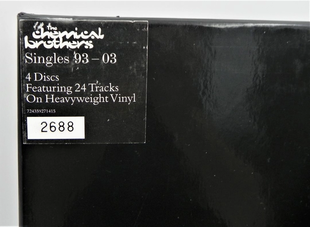 [개봉반/극희귀/월드한정판] 케미컬 브라더스 - Singles 93-03 오리지널 4LP 박스세트 (월드넘버링) 이미지