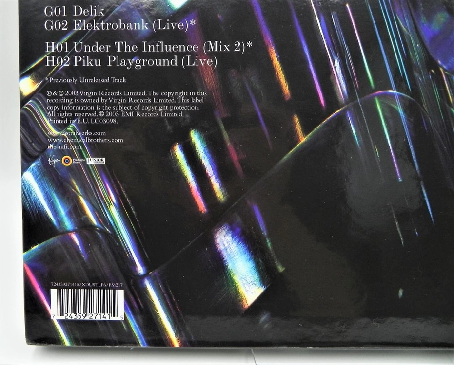 [개봉반/극희귀/월드한정판] 케미컬 브라더스 - Singles 93-03 오리지널 4LP 박스세트 (월드넘버링) 이미지