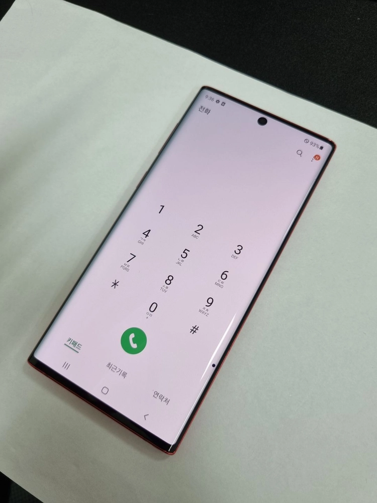 .갤럭시노트10 256GB 레드 KT 기능정상 중고폰 215580 이미지