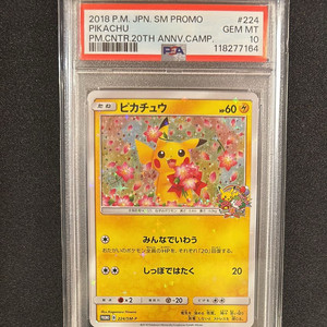 포켓몬카드 일판 벚꽃츄 벚꽃피카츄 psa10 이미지