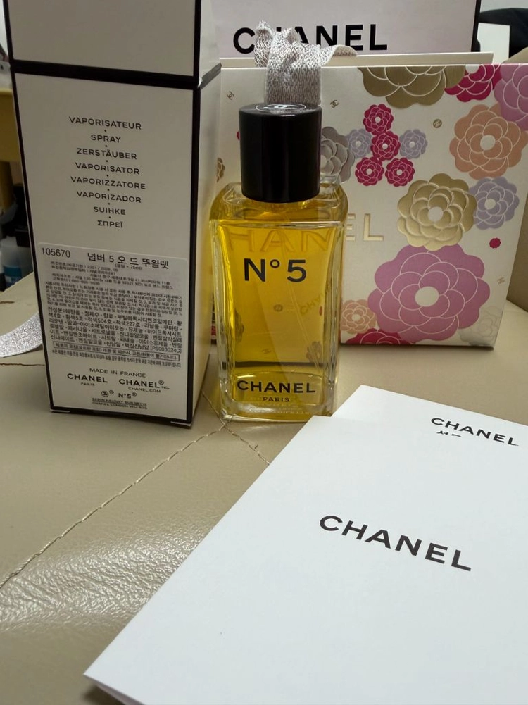 백화점구입)New 샤넬넘버5 오드퍼퓸75ml 이미지