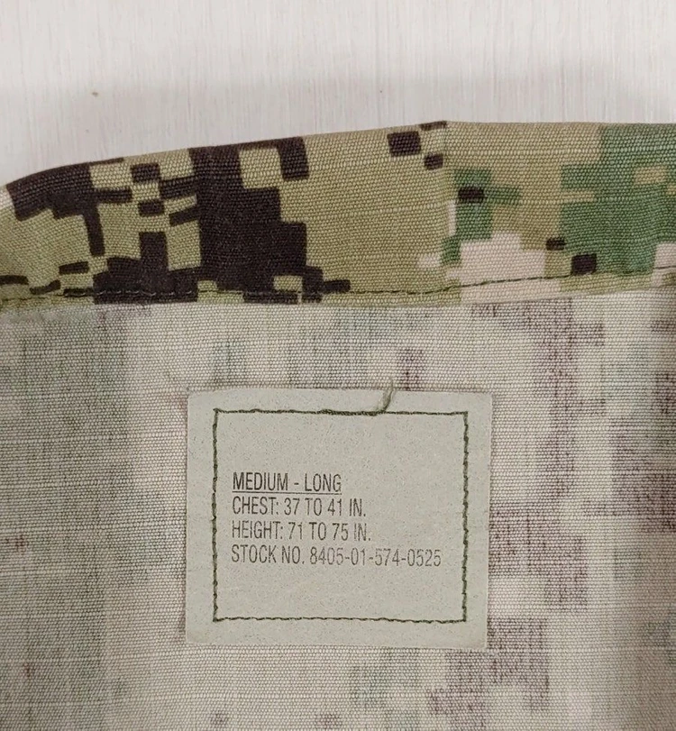 미해군 SEABEES NWU3 셔츠 M-L 이미지