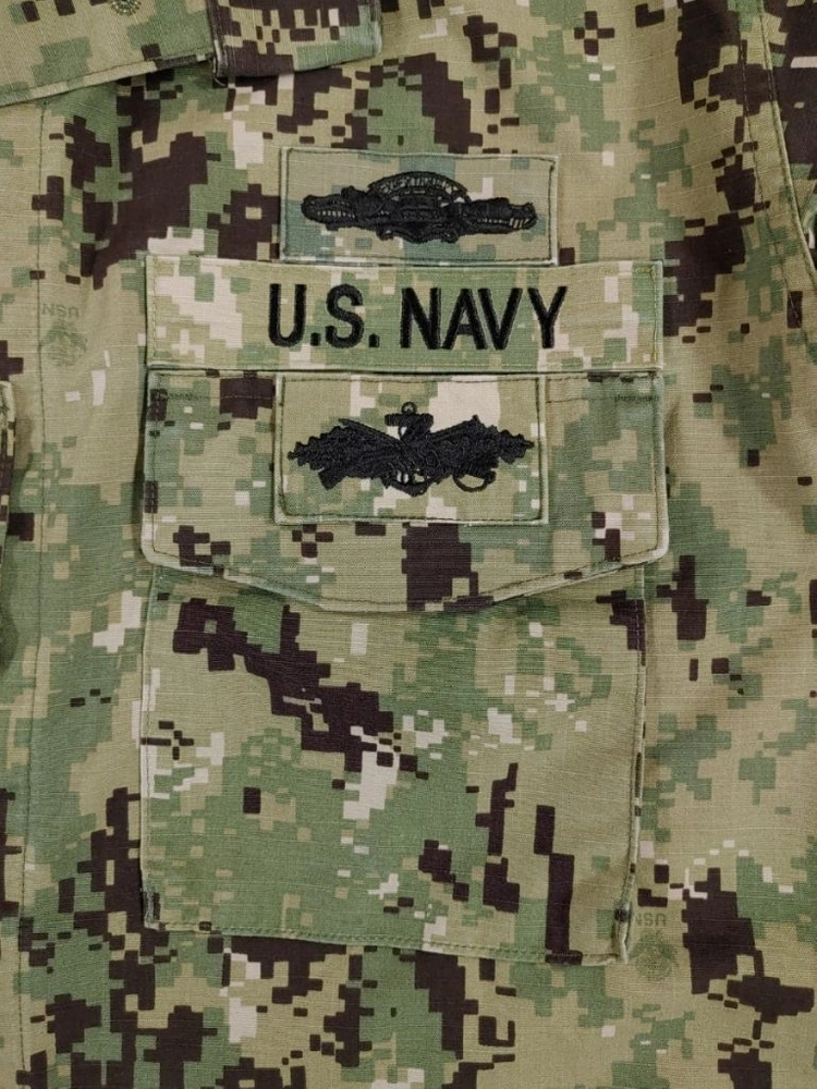 미해군 SEABEES NWU3 셔츠 M-L 이미지