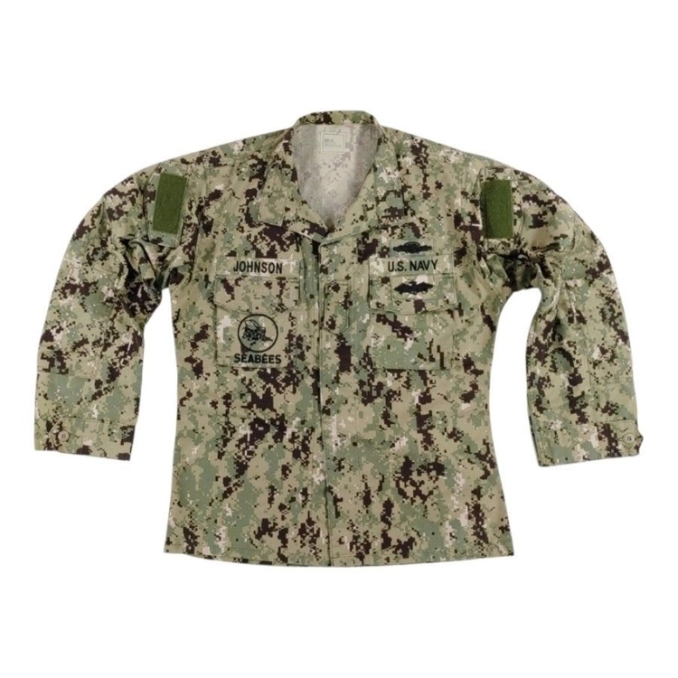 미해군 SEABEES NWU3 셔츠 M-L - 안심되는 중고거래