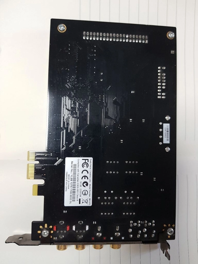 사운드 카드 사운드 카드 사운드 블라스터 X-Fi Titanium SB1270 이미지