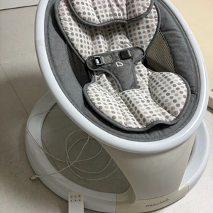 먼치킨 스윙 바운서 그레이 도트 이미지