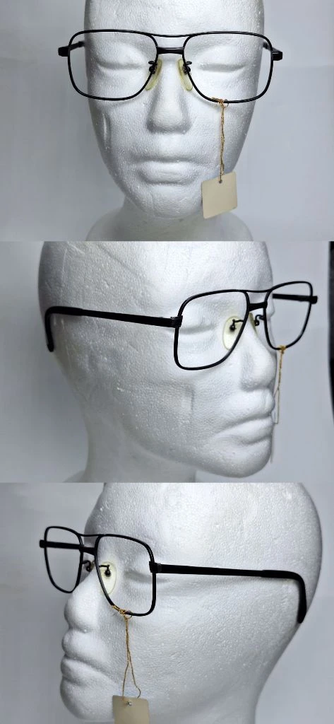 마수나가 광휘 KOOKI MRTAL 124 BLACK 안경테 50mm 투브릿지 일본 빈티지 데드스톡 레트로 복고 이미지