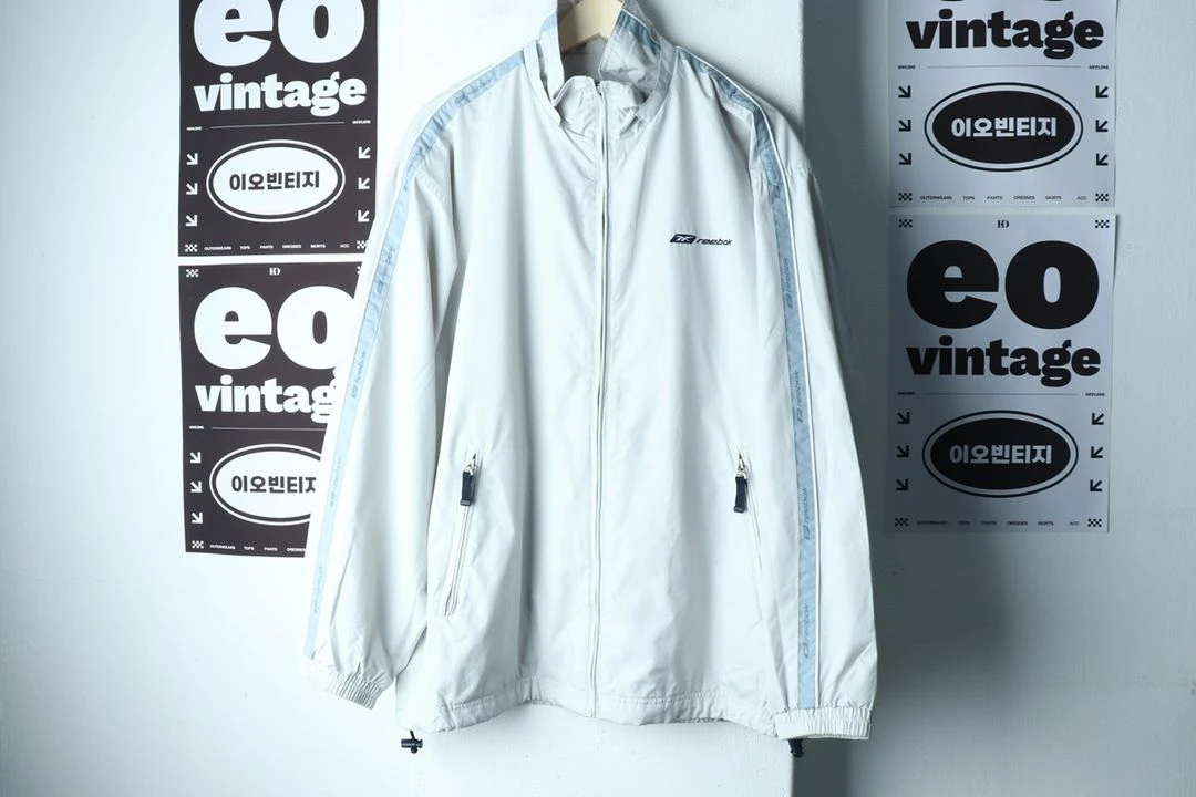 (XL-2XL) 리복 집업 바람막이 점퍼자켓 90S 이미지