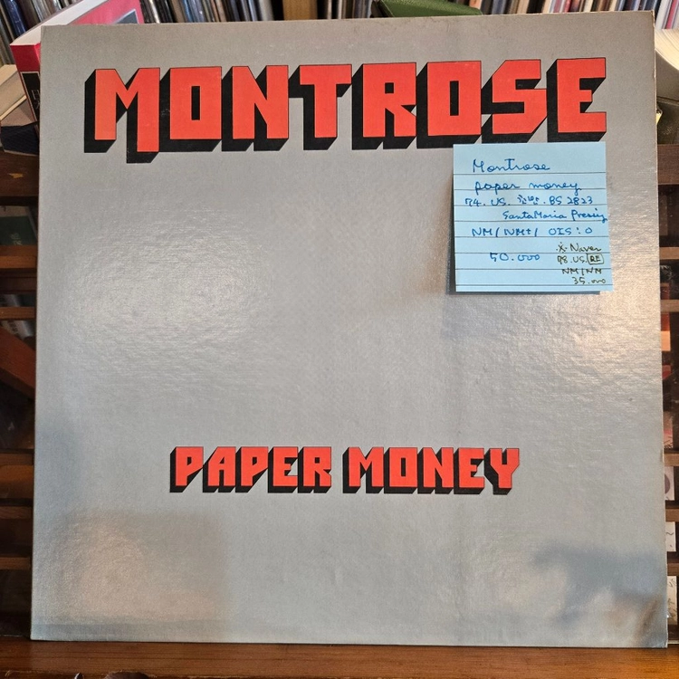 Montrose.paper money.74.US.초반.NM/NM+.민트급LP 이미지