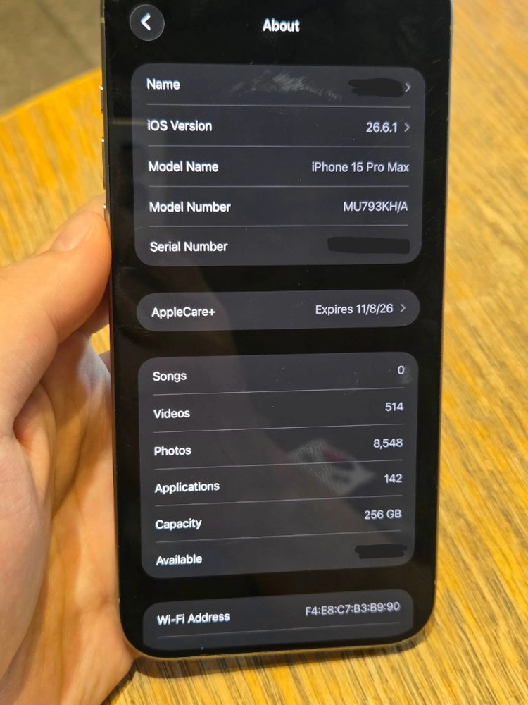 (애케플)아이폰15 프로 맥스 256GB 내추럴 티타늄 이미지
