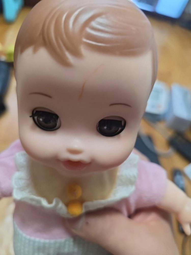 아기인형 2개 역활놀이 세트 젖병 옷 아기띠 인형놀이 소꿉놀이 장난감 베이비돌 이미지