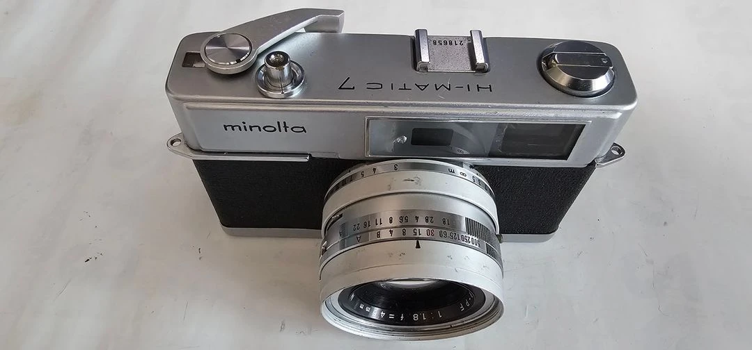 미놀타 하이매틱 7 + 50mm 렌즈 세트 필림카메라 이미지