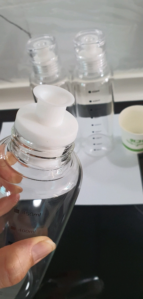 500ml 강화유리 오일병 개당 (새상품) 이미지