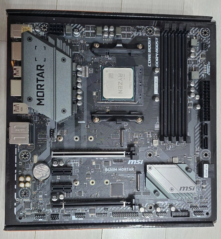 AMD 5600X + B450M 박격포 일괄판매 이미지