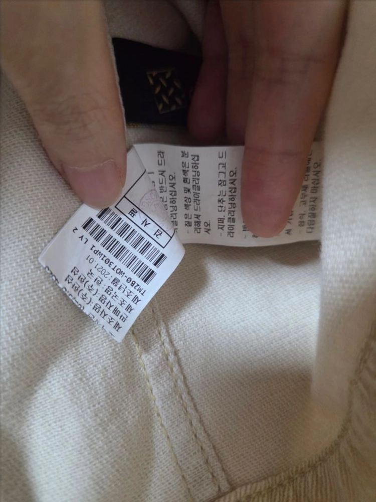 한섬 21ss 타임 데님 자켓 프리 이미지