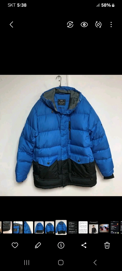 택배가능 대구 나이키 패딩 110사이즈 2xr 이미지
