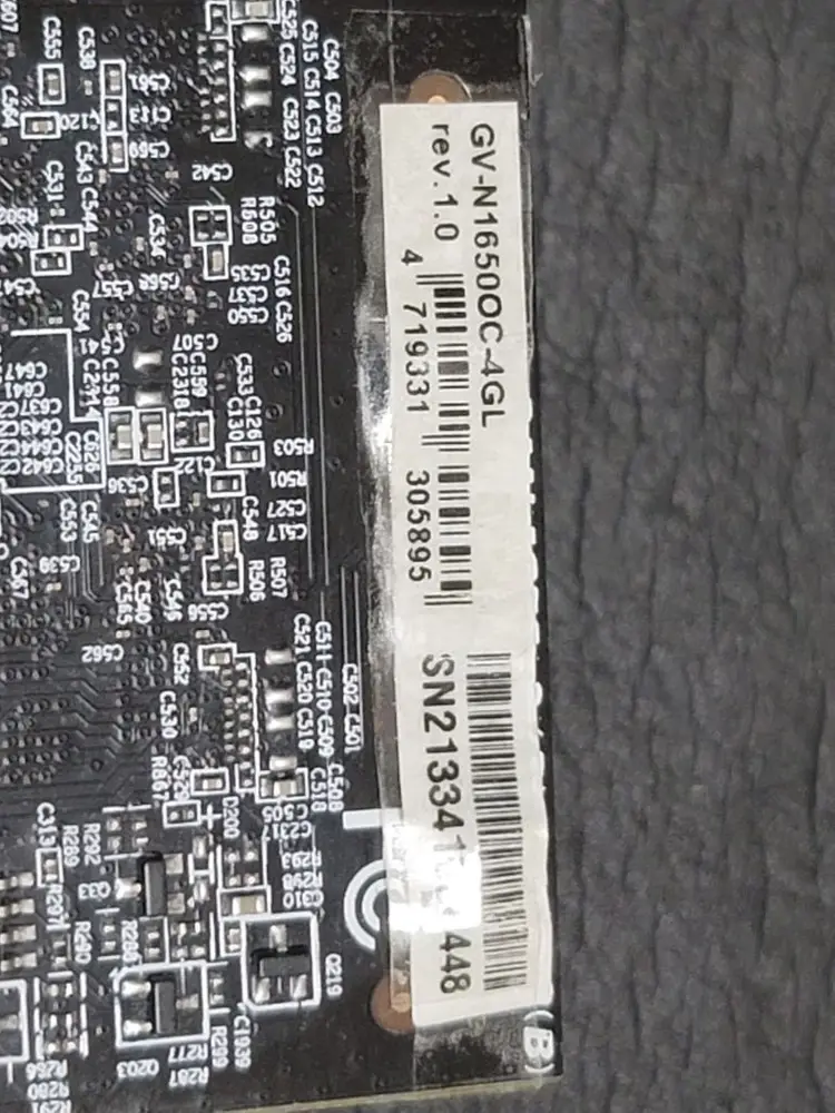 기가바이트 GTX 1650 LP 슬림형 그래픽 카드 팝니다 이미지