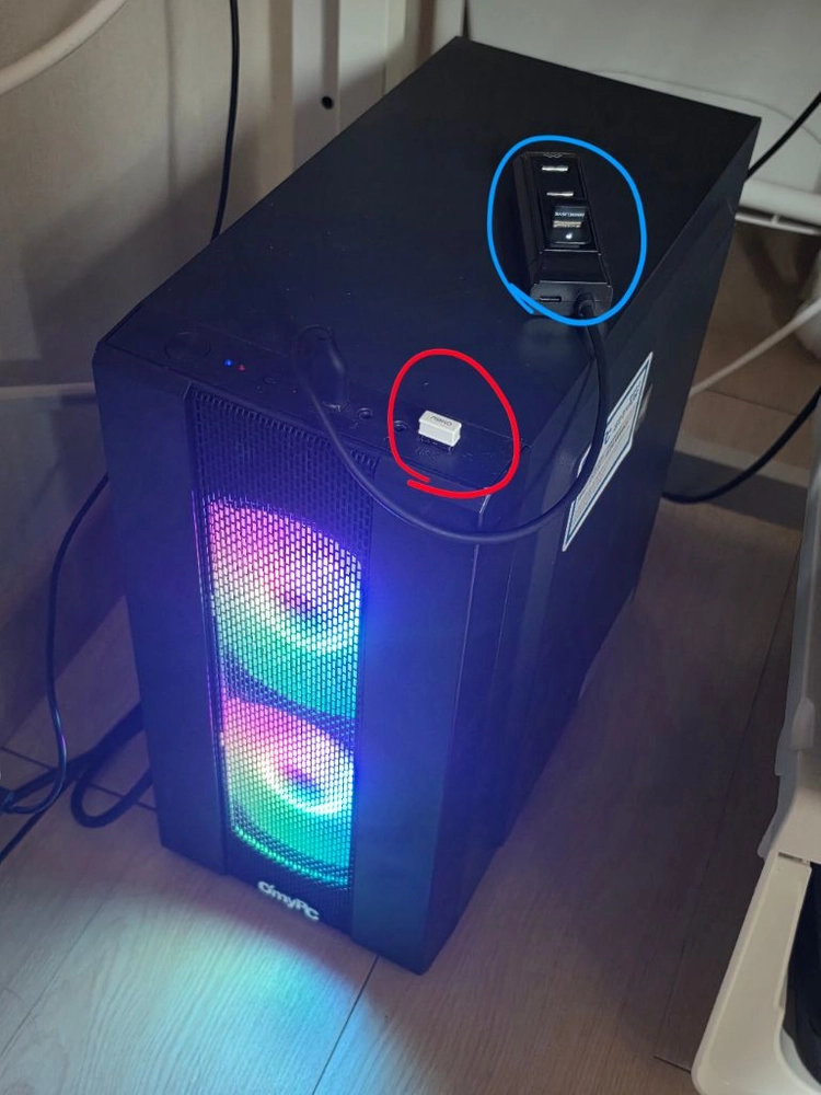 OMYPC 데스크탑 컴퓨터 (Intel Celeron, 4GB RAM, GT 730) 이미지
