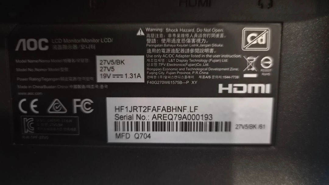 알파스캔 FHD 피벗형 모니터 68.6cm (27) 거의새상품 택포 이미지