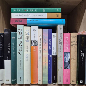 한국소설 ,산문,시 도서 18권 일괄 택포 이미지