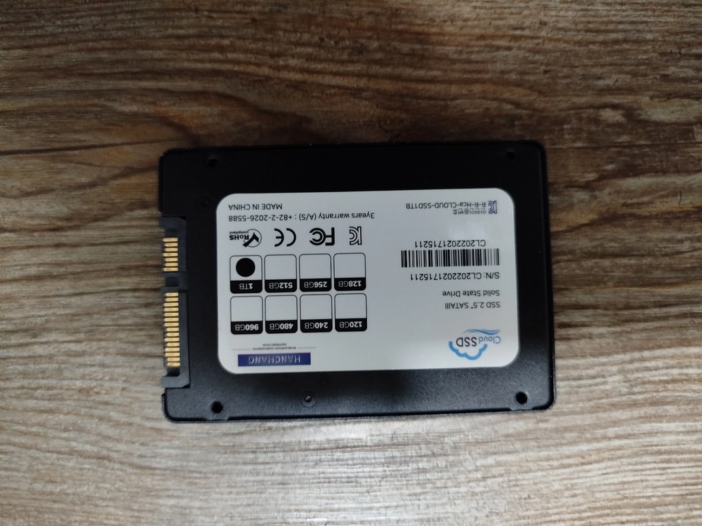 CLOUD 500GB SSD 1550 시간 사용. 거의 새상품. 전주시 이미지