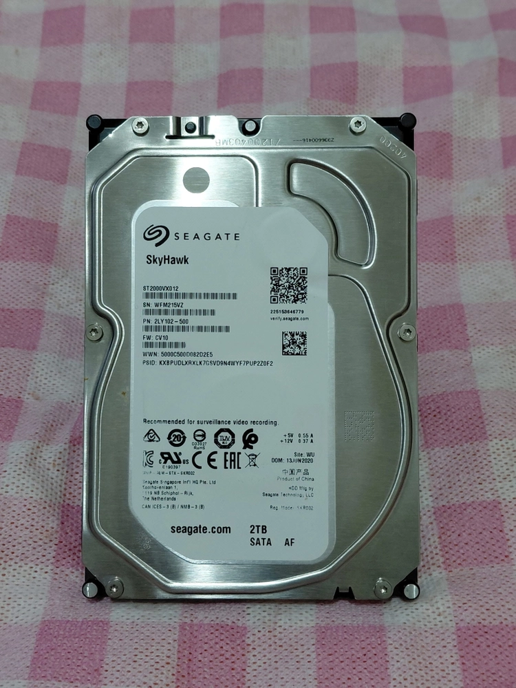 씨게이트 스카이호크 HDD 2TB 5400/256M 이미지