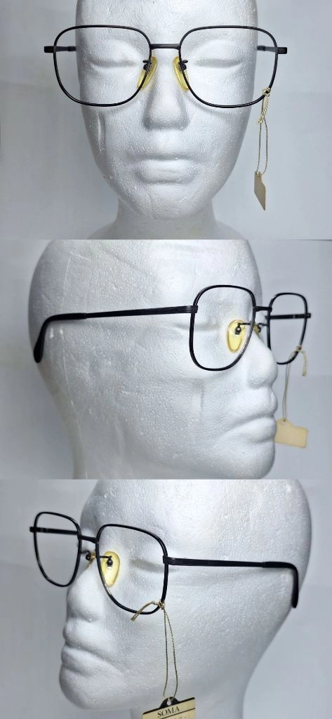 마수나가 광휘 KOOKI L-420TS 안경테 52mm 티타늄 스퀘어 일본 빈티지 데드스톡 레트로 복고 Y2K 앤틱 이미지