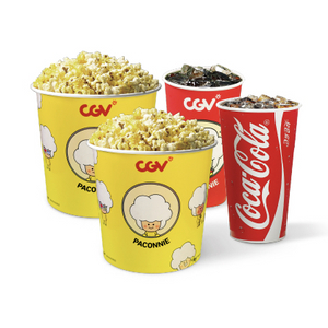 CGV 매점 콤보+스낵 포함 총 금액 50% 할인 쿠폰 이미지