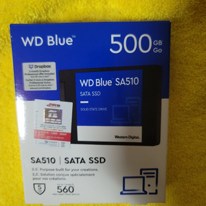 WD Blue SA510 500G SSD HDD 이미지
