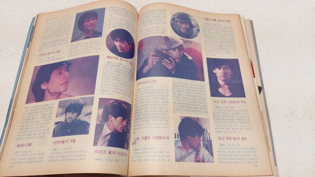 1987년 스크린 안성기 조용원 마릴린몬로 실베스타 스탈론 클라크 케이블 이미지