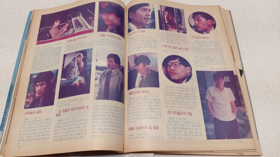 1987년 스크린 안성기 조용원 마릴린몬로 실베스타 스탈론 클라크 케이블 이미지