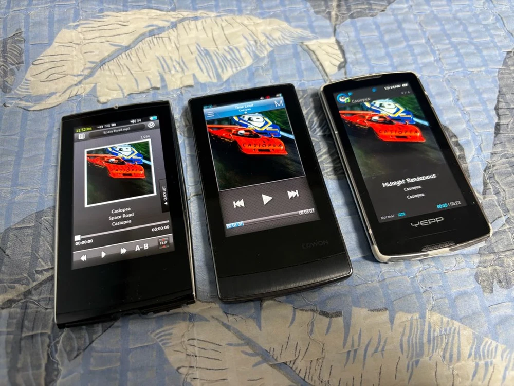 정상 작동품 MP3 플레이어 DAP (코원 S9, 코원 J3, 삼성 YP-M1) 이미지
