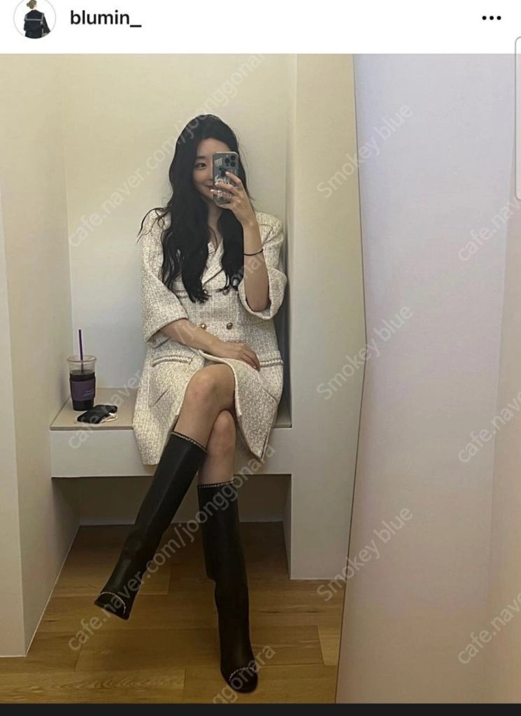 블루민 코코 자켓 원피스 이미지