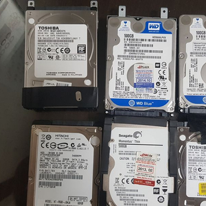 노트북 하드디스크 HDD 750기가 500기가 750gb 500gb 저렴히 팝니다 이미지