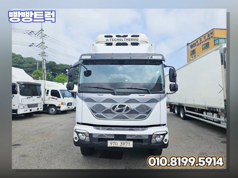 9.5톤냉동탑차 써브 컨테이너탑 투냉 오토미션 8500mm 2024년 111,006Km 이미지
