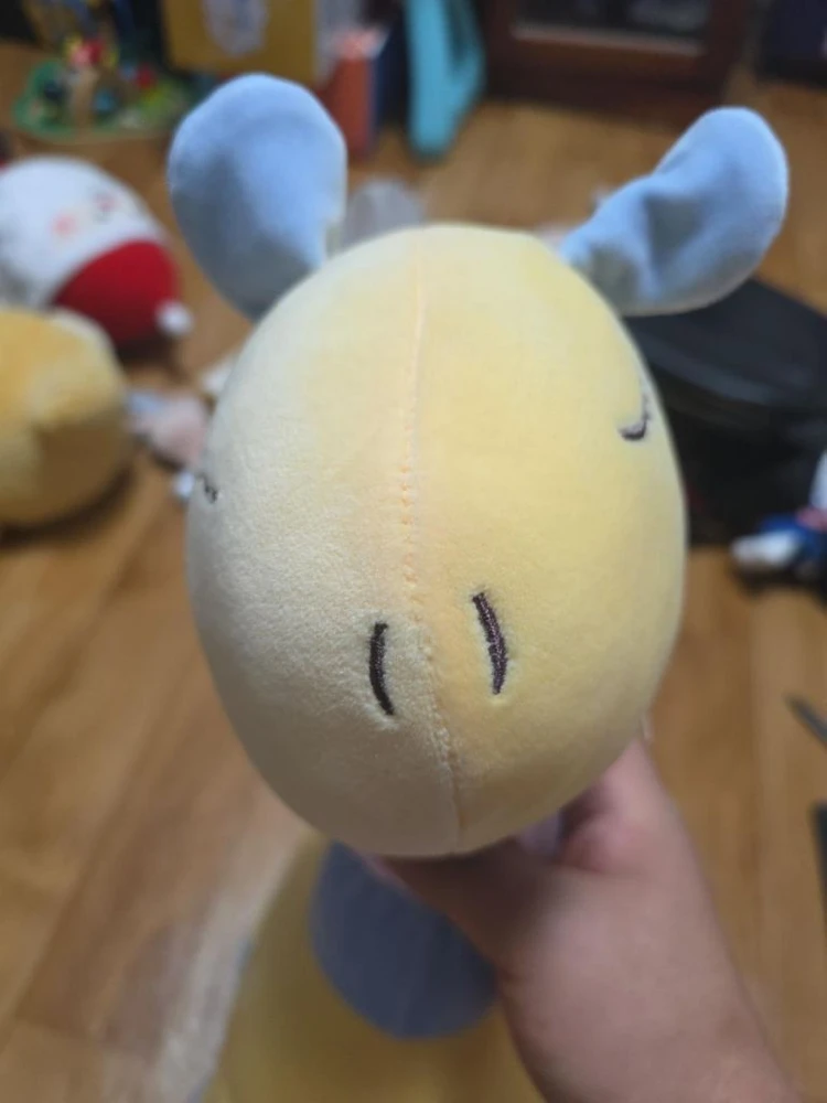 노란 기린 봉제인형 긴목 동물인형 애착인형 캐릭터인형 이미지