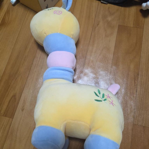 노란 기린 봉제인형 긴목 동물인형 애착인형 캐릭터인형 이미지