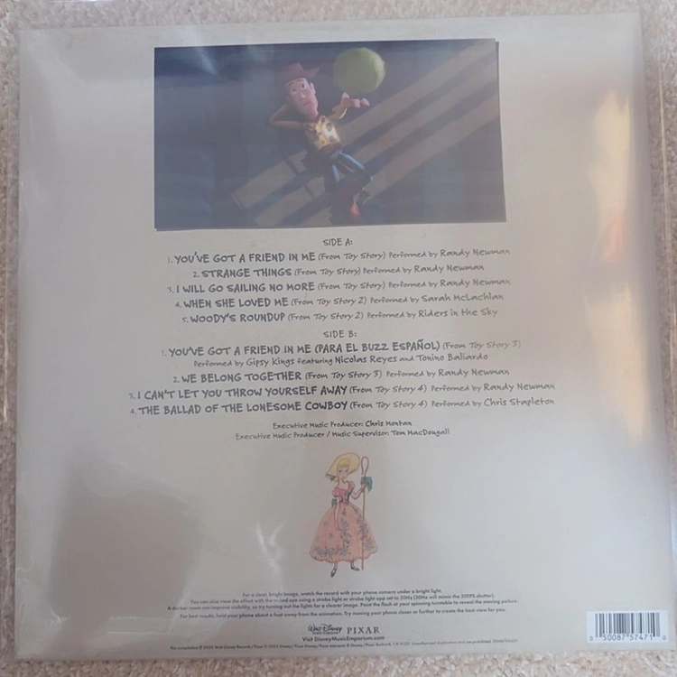 TOY LP 애니메이션 사운드트랙 LP 레코드 이미지