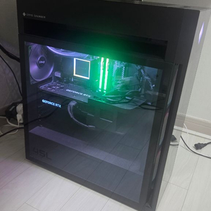 Hp 오멘 고성능 데스크탑 7800X3d rtx4070ti 쿨매! 중고 게이밍 컴퓨터 본체 이미지