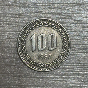 1982년 100원 동전 이미지