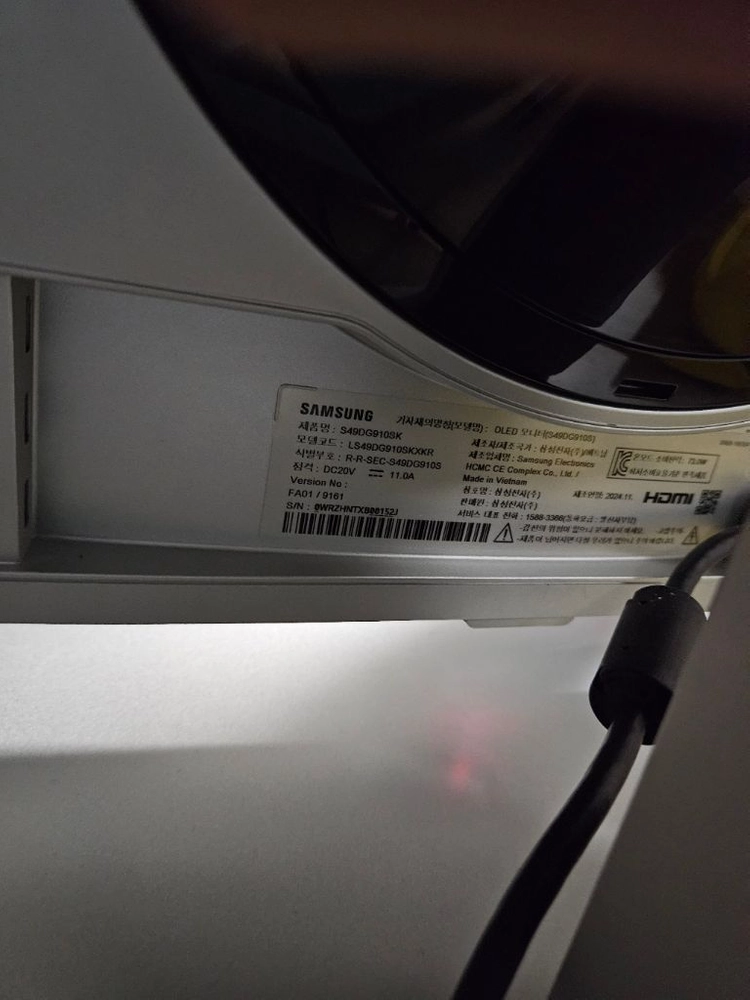 삼성 오디세이 g9 oled 49인치 모니터 이미지
