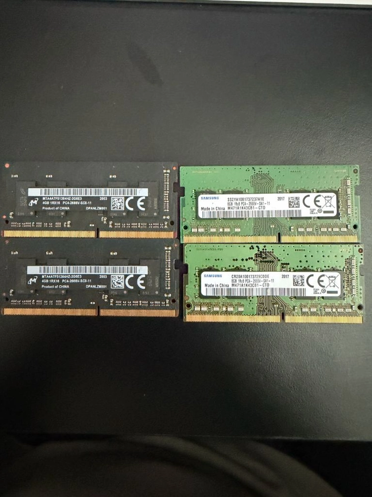 DDR4 8GB 메모리 2개 세트 - 안심되는 중고거래
